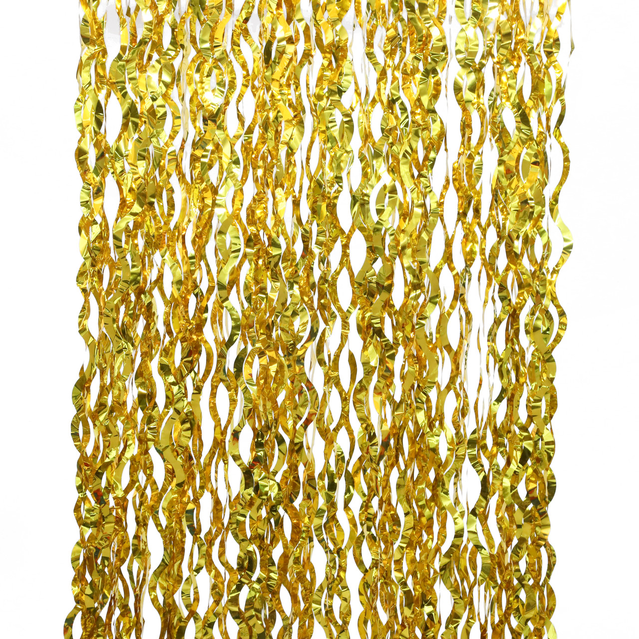 Занавес Волна, золото, металлик, 100х200 см (арт.6014421) - фото 2 - id-p223819095