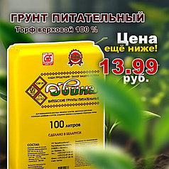 Грунт Двина питательный 100 л. РБ (торфяной)