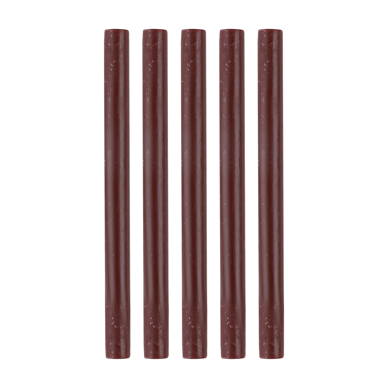 Набор восковых стержней для сургучной печати 0,7х9,8 см, Темно-коричневый, 5 шт (арт.6232476)
