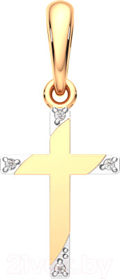 Крестик из розового золота ZORKA 4D0078.14K.R - фото 1 - id-p223819556