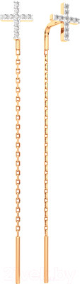 Серьги из розового золота ZORKA 3D00362.14K.R - фото 1 - id-p223819558