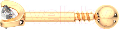 Пирсинг из розового золота ZORKA 710024.14K.R.ZZ - фото 3 - id-p223820761