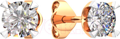 Серьги из розового золота ZORKA 3101353.14K.R.ZZ - фото 1 - id-p223819662