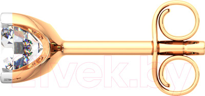 Серьги из розового золота ZORKA 3101353.14K.R.ZZ - фото 2 - id-p223819662