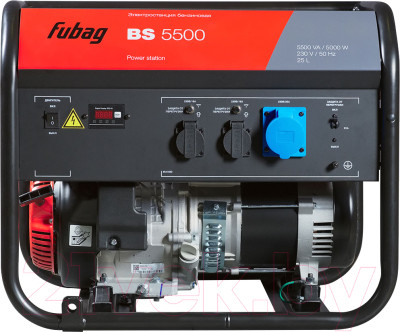 Бензиновый генератор Fubag BS 5500 - фото 2 - id-p223820098