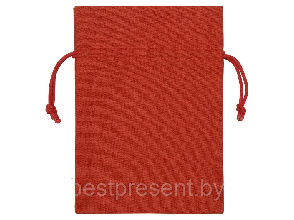 Платок бордовый 520*520 мм в подарочном мешке - фото 4 - id-p223825899