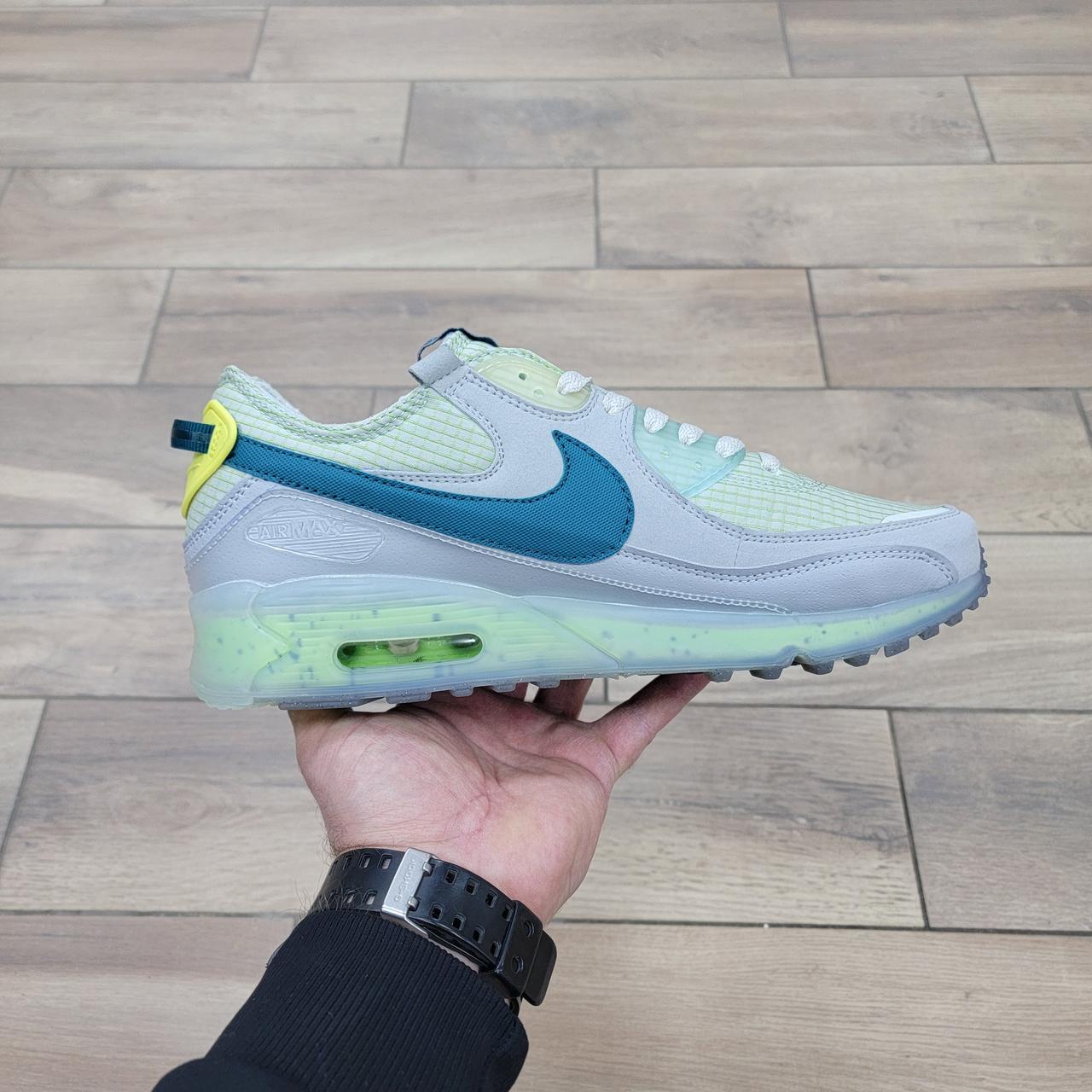 Кроссовки Nike Air Max Terrascape 90 Grey Haze Teal - фото 2 - id-p201642429