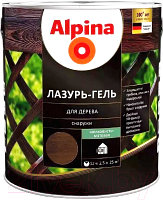 Защитно-декоративный состав Alpina Лазурь-гель