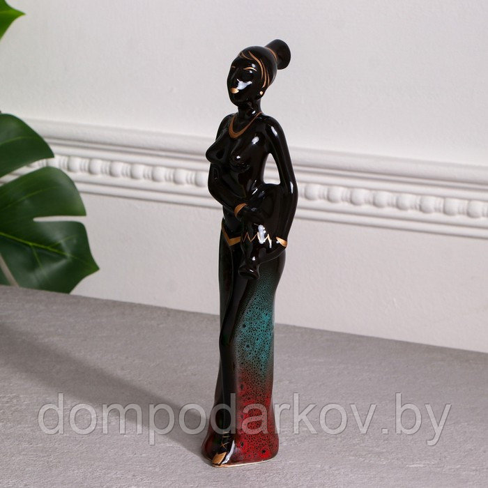 Сувенир-статуэтка средняя "Эфиопка с кувшином", 31 см, микс - фото 7 - id-p119769612
