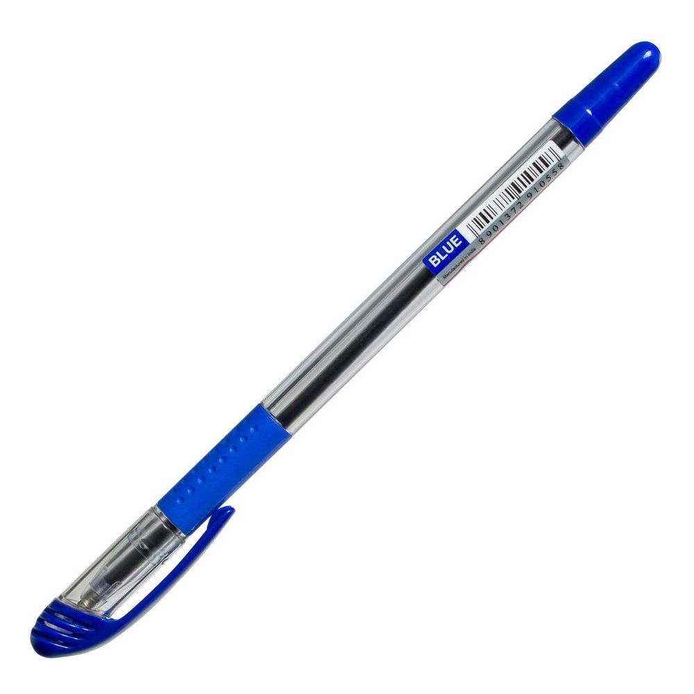 Ручка шариковая "Pronto", 0.5 мм, прозрачный Синий - фото 1 - id-p223830713