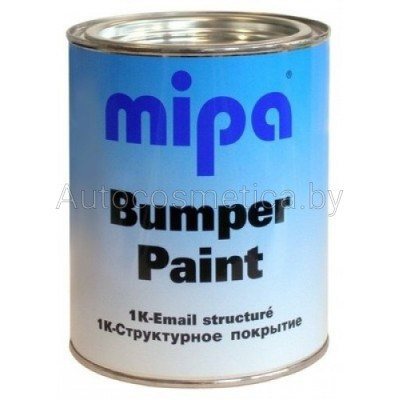 Краска бамперная MIPA 0.25л чёр (структурная) на РОЗЛИВ - фото 1 - id-p153922486