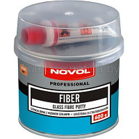 Шпатлёвка со стекловолокном NOVOL FIBER 0.6 кг РП