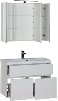 Комплект мебели для ванной Aquanet Латина 90 / 179840 - фото 2 - id-p223831736