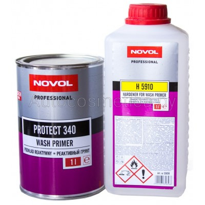 Грунт NOVOL PROTECT 340 Реактивный грунт WASHPRIMER Отвердитель H5910 1+1 1л - фото 1 - id-p91343243