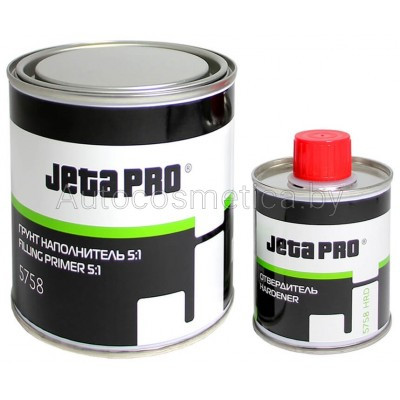 Грунт JETA PRO (5758) 5+1 наполнительный 0.8л+0.16л чёрный - фото 1 - id-p91343233