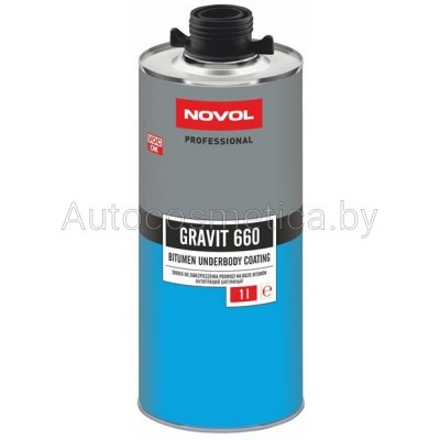 GRAVIT 660 Bitumen Антигравийное покрытие.битумное чёрное NOVOL - фото 1 - id-p153922757