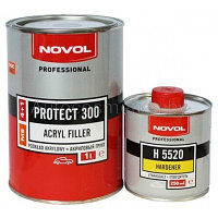 Грунт NOVOL PROTECT 300 MS 4+1 серый 1л+0.25л отв