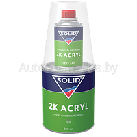 Грунт SOLID 5+1 2К ACRYL наполнительный 0.8+0.16 серый