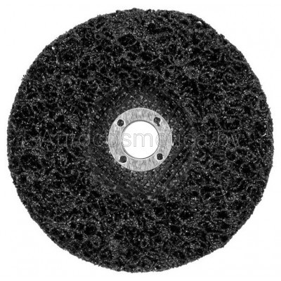 Круг зачистной (коралловый) на болгарку чёрный - фото 1 - id-p155688533