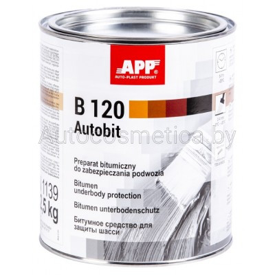 Масса для защиты кузова APP B120 Autobit 2.5кг - фото 1 - id-p91343508