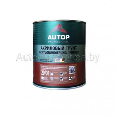 Грунт AUTOP Primer 1K акриловый чёрный(20-01 P2) - фото 1 - id-p204401158