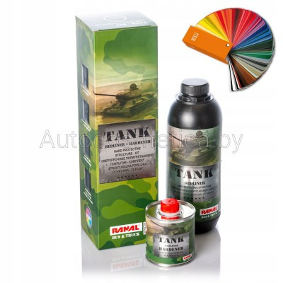 Защитное покрытие RANAL TANK 2K 3:1 повышенной прочности бесцветное 948мл
