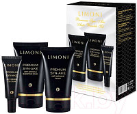 Набор косметики для лица Limoni Premium Syn-Ake Anti-Wrinkle Care Set Cream+Eye Cream+Sleeping M