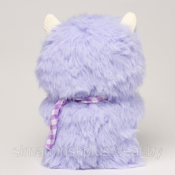 Мягкая игрушка "Кукла" в костюме монстрика, 22 см, цвет фиолетовый - фото 3 - id-p223836080