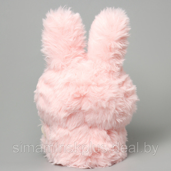 Мягкая игрушка "Кукла" в костюме зайки, 30 см, цвет розовый - фото 3 - id-p223836082