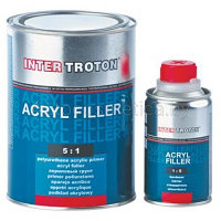 Грунт TROTON 5+1 ACRYL FILLER 0.8л+0.16л белый