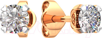 Серьги из розового золота ZORKA 3101358.14K.R - фото 1 - id-p223832012