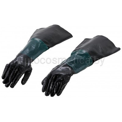 Защитные перчатки для пескоструйных аппаратов (2шт/к-т) длинные (F-SBC-Gдл) - фото 1 - id-p155693048