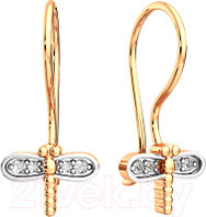 Серьги из розового золота ZORKA 3101505.14K.R.ZZ