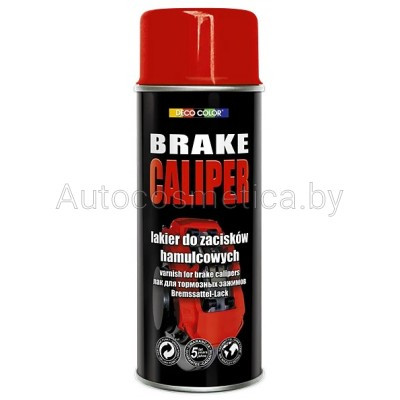 Краска для суппортов Brake Caliper Deco 400 мл (красная) - фото 1 - id-p153922559