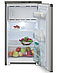 Маленький холодильник с морозильником небольшой однокамерный однодверный для дачи Бирюса M108 серебристый, фото 2
