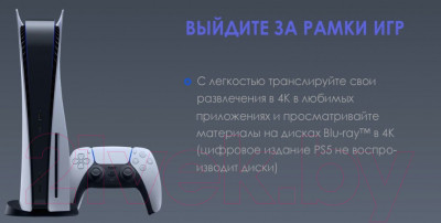 Игровая приставка Sony PlayStation 5 с дисководом Ultra HD Blu-ray / CFI-1200A01 - фото 7 - id-p223836989