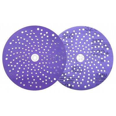 Наждачка 3M CUBITON Hookit Purple+ Круг пурпурный P500 (50534) кубитрон