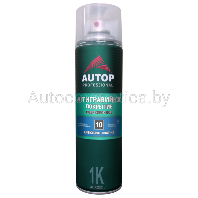 Аэрозоль AUTOP антигравийное покрытие 650ml (N10) чёрный - фото 1 - id-p111573992