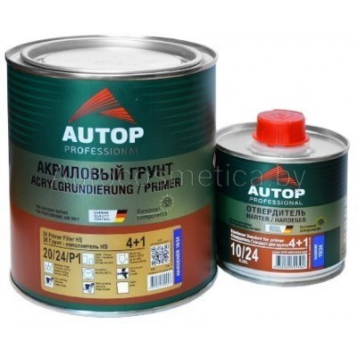 Грунтовка AUTOP FILLER 4+1 HS (20-24) 0.8+0.2 отв белая - фото 1 - id-p113254468