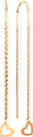 Серьги из розового золота ZORKA 3900172.14K.R