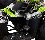 Электроквадроцикл GreenCamel Гоби K51 (36V 800W R7 Цепь) быстросъем, ножной тормоз, фото 6