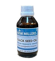 Масло Черного Тмина Kew Millers, 100 мл – холодного отжима, в стекле