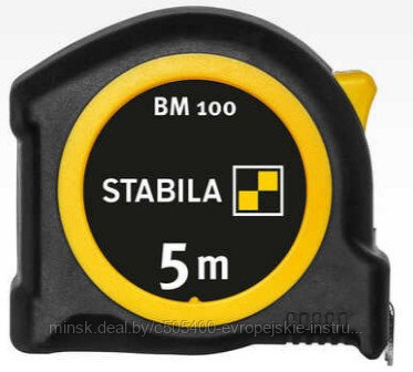 Карманная измерительная рулетка STABILA BM 100, 5 м - фото 1 - id-p223861876