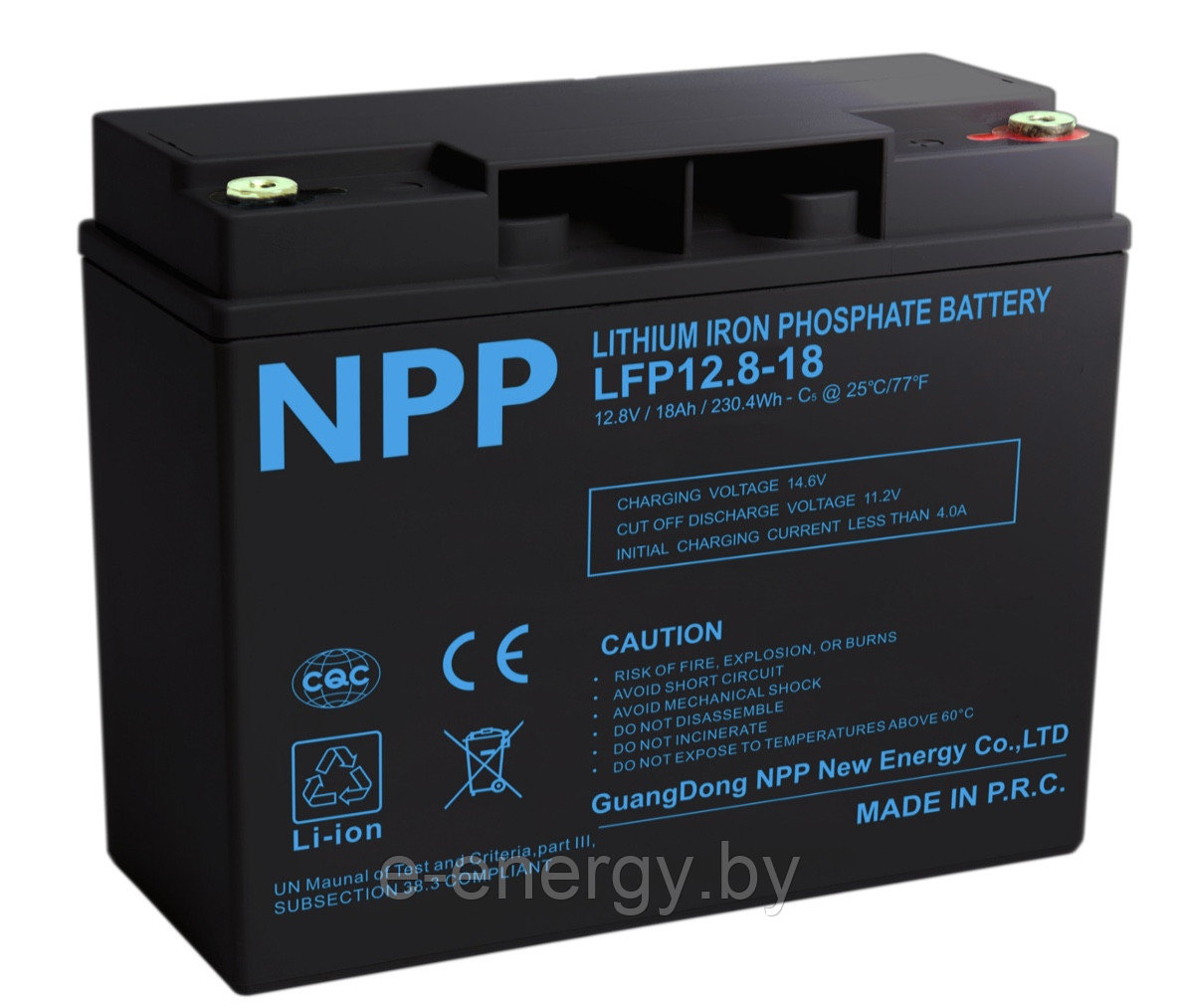 Аккумулятор NPP LIFEPO4 12.8V, 18Ah NSFD018Q10-LFP - фото 1 - id-p223862330