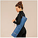 Коврик для йоги Sangh, 183х61х0,6 см, цвет синий, фото 4