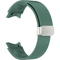 Силиконовый ремешок Rumi Flex Buckle для Samsung Galaxy Watch 4, 5, 6 Зеленый