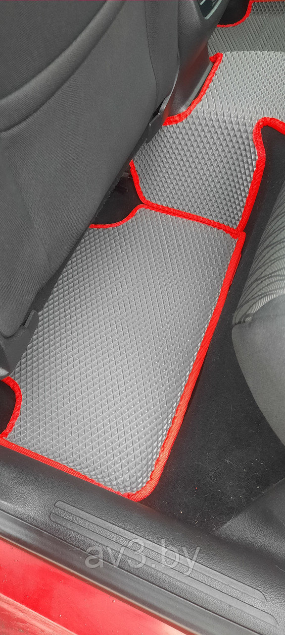 Коврики в салон EVA SEAT Leon III 2012-2020 3D-форма с бортиками | @av3_eva - фото 6 - id-p223864264