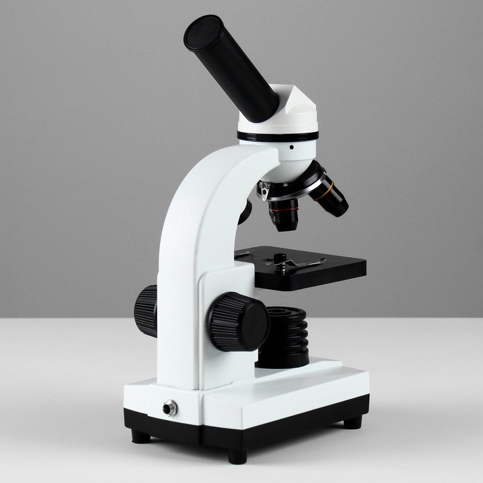 Микроскоп лабораторный кратность 40,100,400, подсветка - фото 4 - id-p223865238