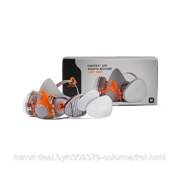 Комплект для защиты органов дыхания J-SET6500 с фильтрами, размер L - фото 1 - id-p223611904
