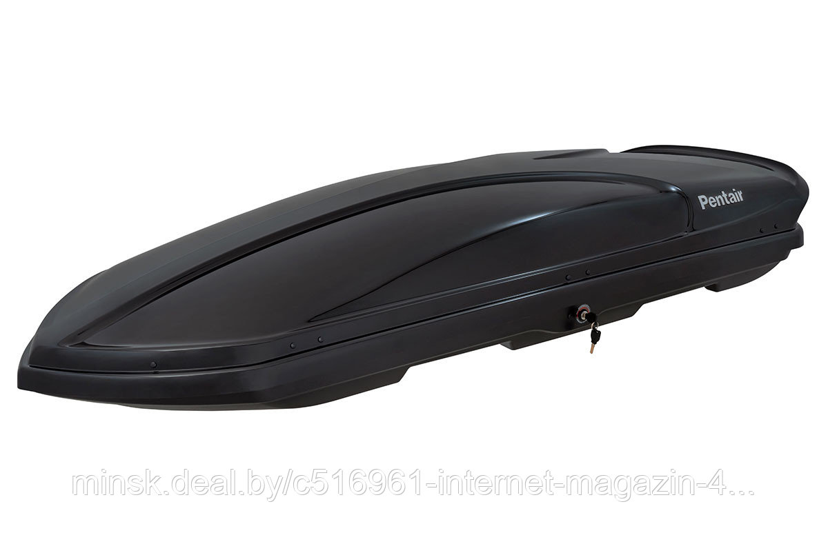 Бокс багажный автомобильный на крышу Pentair COBRA 520L черный глянец, двусторонний - фото 1 - id-p223866946